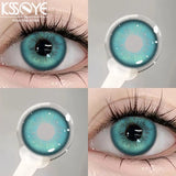 2Pcs New product  Color Contact Lenses Blue purple green lenses Soft Lens EyeBeauty Pupil ﻿