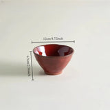 Underglaze Color Household Rice Bowl Ceramic Japanese Tableware Rice Bowl