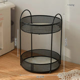 Household Iron Fruit Basket Desktop Decoration Hotel Office Snack Metal Storage Rack Crafts Coffee Table Storage Shelf Ornaments