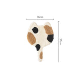 Cute Tufting Cat Tail Seat Mat Cushion Soft Fluffy Cartoon Stool Chair Sofa Pad Decoration Home Office Decor 57x36cm