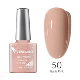 Nail Gel Polish 7.5ml HEMA/TPO FREE Red Sparkle Sequin Gel Nails Beautiful Semi Permanent Soak Off UV LED Gel Polish