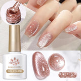 10ml Super Shining Reflective Cat Magnetic Gel Ultra Shine Glitter Red Silver Soak Off UV LED Gel Nail Art Varnish