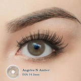 New Colored Contact Lenses 1 Pair Green Iris Natural Pupil Color Circle  Annual Siri Urban Angeles Series Make Up Beauty