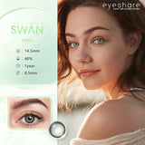 1 Pair SWAN Series Big Eyes of Natural Contact Color Contact Lenses for Colorful Eyes Beauty Contact Lenses for Eyes