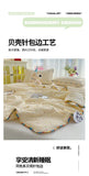 Korean Style Summer Cool Quilt For Girl Skin-friendly Washed Cotton Air Conditioning Quilt Breathable Soft Blanket Home Textiles
