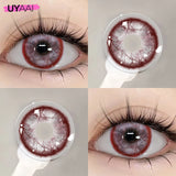 Cosplay Contact Lens Makeup Colored Pupils Cosmetics Beauty Red  Lenses Woman Cosplay Pink Pupils Halloween Color Contacts