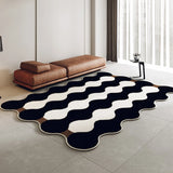 Minimalism Irregular Living Room Decoration Carpet French Bedroom Bedside Fluffy Soft Mat Cloakroom Non-slip Rug Ковер Tapis 