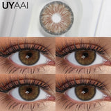 NEW Colored Pupils Makeup Green Contact Lenses Beauty Women Colored Pupils Cosmetic Brown Natural Pupils