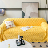 Autumn Taffeta Fleece Sofa Blanket Soft Comfortable Protective Cover for 1-4 Seater Sofas Jacquard Plush Throws Blanket