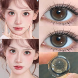 1Pair Color Contact Lenses Makeup Beauty Soft Lenses Brown Pupils Yearly Comfort Health Lenses Contacts Natural Hot