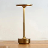 Aluminum Alloy Simple Decorative Lamp LED Night Light Infinitely Dimmable Atmosphere Retro Portable Rechargeable Touch Desk Lamp