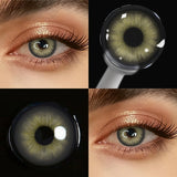 Grey Series Colored Contact Lenses 2Pcs Half-year Disposable Soft Gray Eye Contacts Natural Look For Daily Wear Makeup