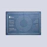 Silicone Measuring Kneading Pad Flour Pad Household Rolling Board Thick Non-slip - Very Suitable for Making Cakes and Bread
