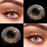 Polar Light Colored Contact Lenses 2 Pcs Yearly Disposable Soft Small Pupil Prescription Myopia Color Contacts