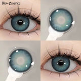 Contact Lenses Natural Brown Colored Pupils Cosmetic Grey Lenses Green Lens Yearly for Daily Party