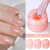 10ml Red Series Gel Nail Polish Winter Dark Red Glitter Nail Art Varnish Semi Permanent Soak Off UV LED Gel