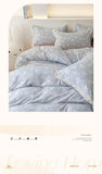 Princess Style Print Bedding Sets Ruffle Lace Bow Quilt Cover Romantic Bedclothes Home Decor Woman Girl Bedroom Duvet Cover 4pcs