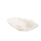 Ceramic Plate Seashell Fruit Bowl Mussel Candy Box Desktop Storage Container Jewelry Tray Home Decoration