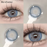 2pcs Natural Color Contact Lenses for Eyes Gray Lenses Colorcon Korean Lenses Yearly Beauty Brown Eye Contacts Lens