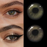 14.5mm Colored Contact Lenses 6 Months Use Soft Gradient Brown Eyes Contacts Daily Makeup Eyewear