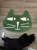 Funny Tufting Cat Bathroom Mat Soft Bathmat Floor Pad Living Area Carpet Anti-slip Cartoon Rug Aesthetic Home Room Decor 50x60cm