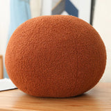 White Ball Throw Pillow Cushion for Sofa Cute Modern Chic Boho Style Round Pillow Super Soft Spherical Farmhouse Pillow