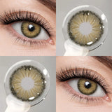 2PCS New Color Contact Lenses Korean Lenses With Prescription Beauty Pupils Makeup Iris style Colorcon Brown Contacts