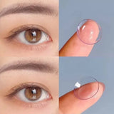 Clear Contact Lenses 1 Pair Half Yearly Disposable Soft Hydrogel Myopia Lenses Daily Prescription Eye Contacts