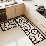 Ikeehome  Washable Non-slip Kitchen Mat for Floor Long Strip Runner Kitchen Carpet Oil-proof Waterproof Mats Home Decoration