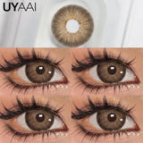 1Pair Fashion Big Lenses Colored Contact Lenses for Eyes Beauty Blue Eyes Lenses Natural Green Pupils Brown Grey Lens