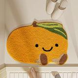 Tufting Fruit Bathroom Mat Soft Apple Orange Banana Lemon Carpet Bathmat Bedroom Rug Floor Pad Doormat Aesthetic Home Decor