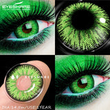 1Pair Cosplay Colored Contact Lenses Vampire Red Eyes Contact Anime Blue Purple Eyes Beauty Makeup Lenses For Halloween