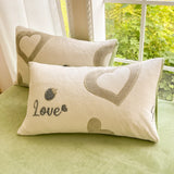2Pcs Bohemian Snowflake Velvet Pillowcases Non-Shedding Warm Winter Pillow Covers Floral Printed Soft Plush Pillow Cases for Bed