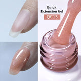 Wine Red Jelly Gel Nail Polish Glitter Nude Translucent Quick Extension Gel Semi Permanent Varnish UV Gel Nail Art 1