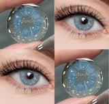 2Pcs Best Selling Contacts Colored Lenses Color Blue Green Grey Series Soft Lens Natural EyeBeauty Pupil Cosmetic Lens
