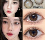 1 Pair Myopia Color Lenses for Eyes with Prescription  Natural Eyes Contacts Lenses Wearing Comfort Yearly