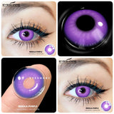 1 Pair Halloween Cosplay Contact Lenses Soft Anime Red Eyes Beauty Pupils Lenses for Party Makeup