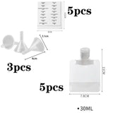 5PCs empty travel squeeze bags, Lotion dispenser bag, refillable shampoo, toiletries, conditioner, liquid cosmetic storage bags