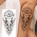 1 Sheet Beautiful Butterfly Flowers Temporary Tattoos For Women Girls Waterproof Fake Tattoos Floral Animals Temp Tatoo Stickers