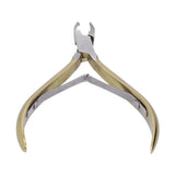 Stainless Steel Model D-501 Cuticle Nippers Gold Color Non-Slip Handle Professional Nail Cuticle Trimmer D-501 Model