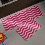 Kitchen Carpet Waterproof Oil-proof PVC Leather Washable Floor Mats Long Strip Runner Kitchen Rug Home Decoration Tappeto Cucina