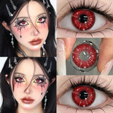 1Pair Hot Sales Color Contact Lenses for Cosplay Myopia Anime Grey Lens Cosmetics Beauty Pupil Contacts Fast Shipping