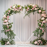 Heavy Duty Metal Heart Wedding Arch Backdrop Stand for Flower Balloon Arbors Frame Wedding Decor And Archery