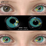 Cosplay Contact Lenses Makeup Colored Pupils Cosmetics Black Lenses Halloween Green Contact Lenses  White Pupils Red lens