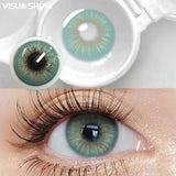 Sin Colored Contact Lenses Prescription 14.0mm Small Pupil Natural Yearly Disposal For Daily Cosmetics & Eye Beauty