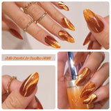Cat Eye Gel Nail Polish 10ml Hema Free TPO Free Autumn Gel Polish Collection Coffee Warm Fall Winter Nails UV Resistent
