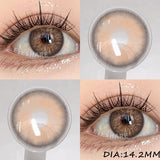 2pcs Blue Natural Color Contact Lenses for Eyes Brown Lenses Colorcon Korean Lenses Yearly Beauty Brown Eye Contacts