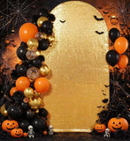 Gold Sequin Arch Backdrop Cover Polyester U Shape Arch Stand Slipcover Wedding Party Photo Booth Decoration