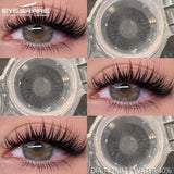 1 Pair Colored Contact Lenses for Eyes Natural Look Brown Eye Lenses Gray Pupils Lens Blue Lenses Green Eye Contacts