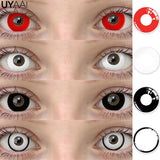 Contact Lenses Cosplay Color Contact Makeup Black Lenses Cosmetics Woman Cosplay Halloween Green Contact Lenses Red Lenses
